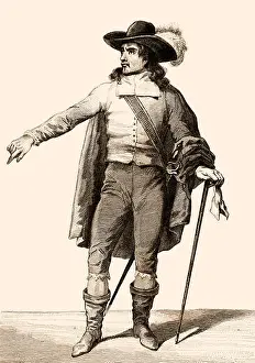 Centuries Prints: Oliver Cromwell, 1599-1658, Lord Protector of England