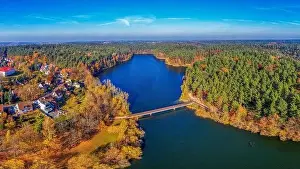 Olsztyn Prints: Olsztyn, Lake Długie
