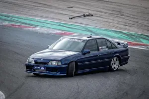 Motorcar Prints: Opel Omega drifting on the racing circuit