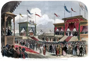 Suez Canal Prints: The Opening of the Suez Canal, Port Said, Egypt, 17 November 1869