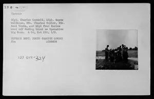 Marine Corps Prints: During Operation Big Horn, Marines including LCpl Charles Cordell
