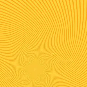 Vortex Prints: Orange abstract swirl background from swirling rays
