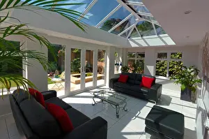 Home Improvement Prints: Orangery style conservatory interior home improvement