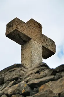 Vacationer Prints: The ordeal (stone hill) with the Calvary (Turó de les tres creus)