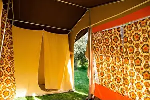 Bedrooms Prints: Original French 70's Raclet frame tent