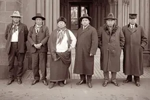 Native Americans Prints: Osage Indians in Washington, D