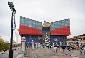 Osaka Prints: The Osaka Aquarium Kaiyukan is an aquarium located in the ward of Minato in Osaka