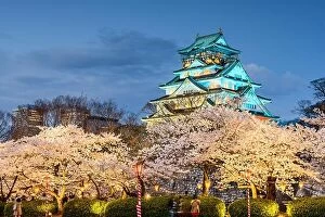 Images Dated 2nd April 2014: Osaka Castle during the spring season in Osaka, Japan