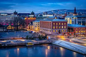 Water Sky Prints: Oslo, Norway - City view