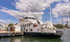 Oslo Prints: OSLO, NORWAY - The ferry boat Prinsen, docked at Oslo waterfront