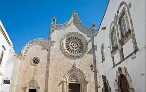 Ostuni aerial viwe, itria valley, apulia, italy