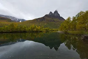 Norge Prints: Otertind mountain in Signaldalen valley, Storfjord kommune, Troms, Norway