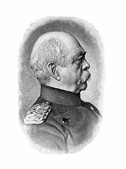 1885 Prints: Otto von Bismarck (1815-98) German (Prussian) statesman
