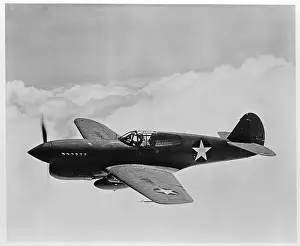 Historical Photo Prints: The P-40 single-engine fighter plane, 1944
