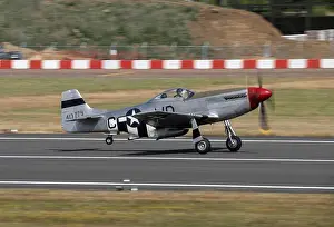 Building Site Prints: P51D Mustang Rolls-Royce Heritage Flight at the Royal International Air Tattoo