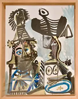 Malaga Prints: Pablo Picasso Mougins 22 May 1972 Man Woman