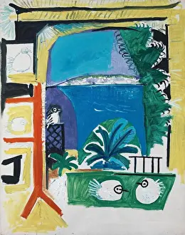 Pablo Picasso Prints: Pablo Picasso / The pigeons, 1957