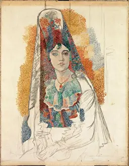 Pablo Picasso / Woman with mantilla