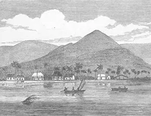 Pacific Islands Prints: PACIFIC ISLANDS Apia, Samoa, Navigators Islands 1876. Illustrated London News