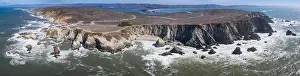 The Pacific Ocean crashes against the rugged and scenic seashore of Northern California. This beautiful region has incredible coastal landscapes