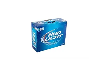 Beers Prints: A pack of 20 355ml cans of Bud Light beer is pictured over a pure white background