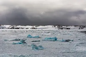 North Pole Prints: Pack ice, Murchinson Bay, Murchisonfjorden, Nordaustlandet, Svalbard, Norway