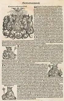 Pope Prints: Page from the Nuremberg Chronicle of Schedel