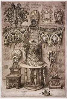 Art And Craft Prints: Pageant/Triumph Designs-Armor and Horse Gear by Artist Unknown