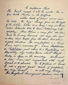 Spelling Prints: Two pages from Marjory Fleming's journal with underlined corrections & a Careless Marjory comment by Isa Keith her