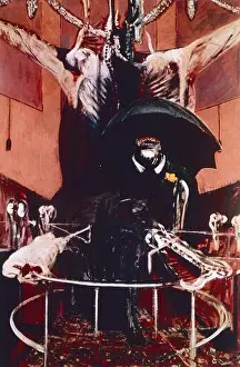 Painting, artwork by British artist Francis Bacon, 1946