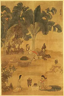 Ming Dynasty Prints: Painting by Chinese artist Chen Hongshou (1599-1652)