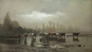 Idle Prints: Painting Mukachevo's Surrounding ('Watering Trough')