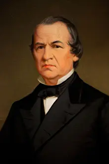 Johnson Prints: Painting of President Andrew Johnson by Washington B. Cooper