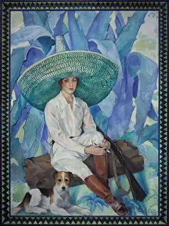 Rest Prints: Painting Rest by Spanish modernist painter Marisa Roësset Velasco (1928)