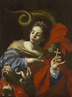 Martyrdom Prints: This painting, from Simon Vouet's school