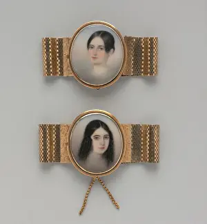 Bracelet Prints: Pair of Bracelets, 1840, Made in New York
