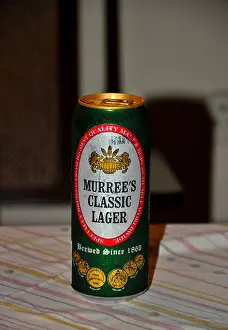 Punjab Prints: Can of Pakistani Murree Brewery Classic Beer