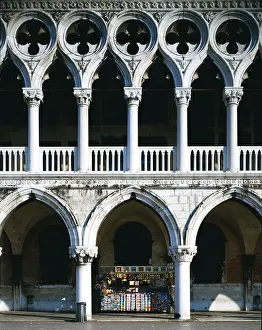 Colonnade Prints: Palace of The Doges, Venice, Italy 1309 To 1424