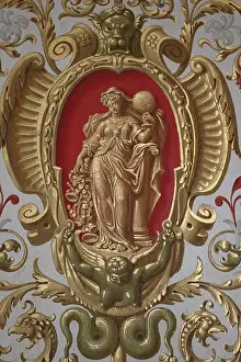 Fontainebleau Prints: Detail of the palace of Fontainebleau