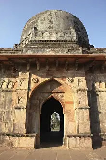 Madhya Pradesh Prints: Palace gate, Mandu, Dhar, Madhya Pradesh, India, Asia