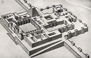 Ancient World Prints: Palace of Sargon II of Assyria at Dur-Sharrukin
