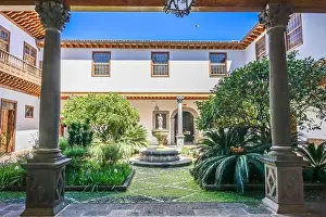 Spanien Prints: Palacio Casa Salazar, Altstadt, San Cristobal de La Laguna, Teneriffa, Spanien