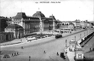 1911 Prints: The Palais Royal in Brussels, captured in 1911