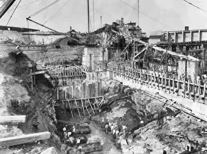 Panamanian Prints: Panama Canal Construction, circa 1913