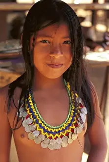 Panama, Chagres national park, Embera Indian
