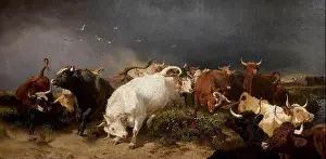 Realism Prints: A Panic 1872 by Henry William Banks Davis