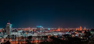 Panorama of the old city of Gdansk
