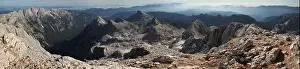 Julian Alps Prints: Panorama from the summit of Mount Triglav (2)