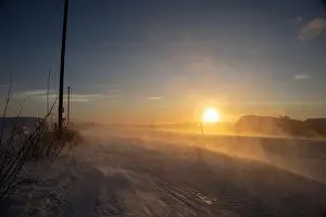 Swedish Lapland Prints: Panoramic mountain view in Kiruna