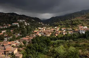 Troodos Prints: Panoramic photo of the picturesque